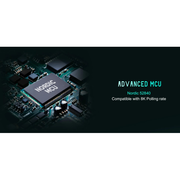 Професионална геймърска мишка Lamzu MAYA X 8K - Wireless Gaming Mouse - Aimlabs Edition - LAMZU-MAYA-X-AIMLABS