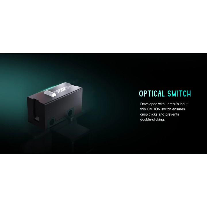 Професионална геймърска мишка Lamzu MAYA X 8K - Wireless Gaming Mouse - Aimlabs Edition - LAMZU-MAYA-X-AIMLABS