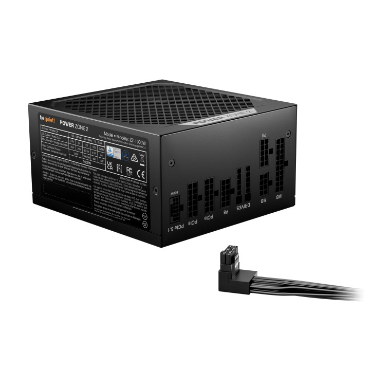Захранване be quiet! POWER ZONE 2 1000W PSU ATX 3.1 Platinum - BP008EU