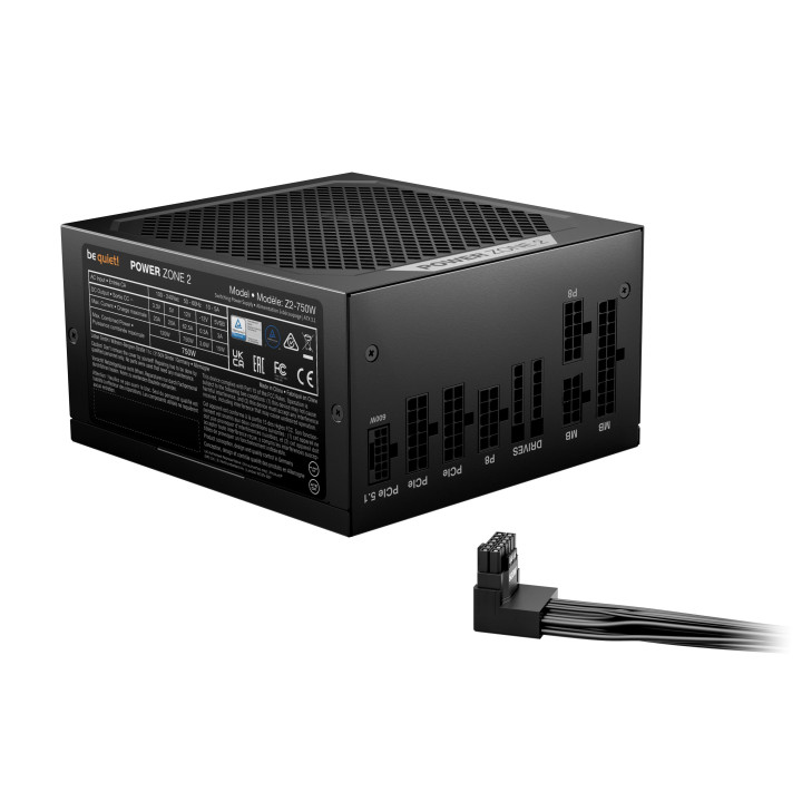 Захранване be quiet! POWER ZONE 2 750W PSU ATX 3.1 Platinum - BP006EU
