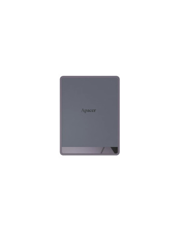 Външен SSD диск Apacer 1TB  AS724 USB-C 3.2 Gen 2/USB-A 3.2 Gen 1, Military-Grade, Grey - AP1TBAS724M-1