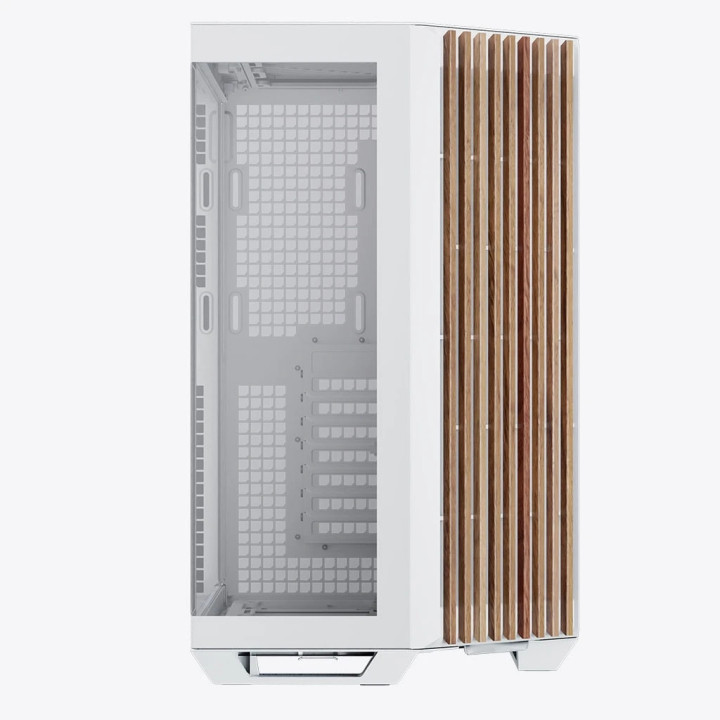 Кутия за компютър APNX V1-W, ATX, Wood, White - V1-W-WH-v1