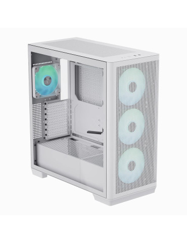 Кутия за компютър APNX C1-R, ATX, White - C1-R-WT-v1