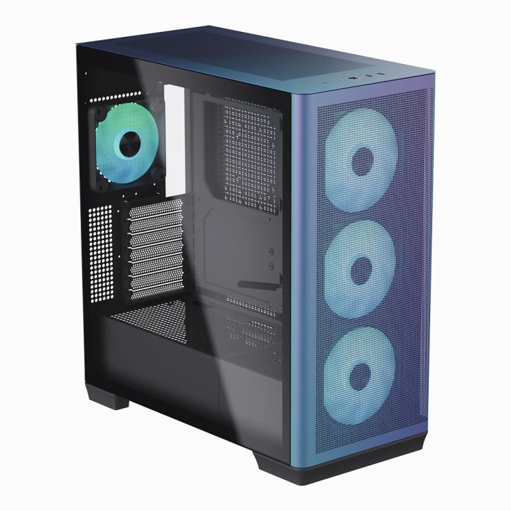 Кутия за компютър APNX C1-R, ATX, ChromaFlair - C1-R-CF-v1