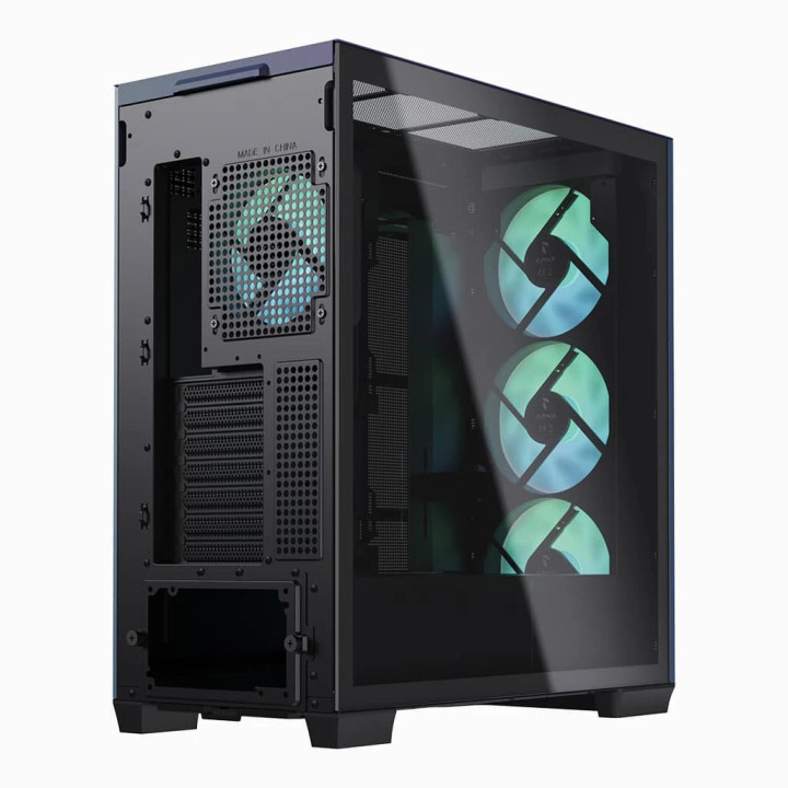 Кутия за компютър APNX C1-R, ATX, ChromaFlair - C1-R-CF-v1