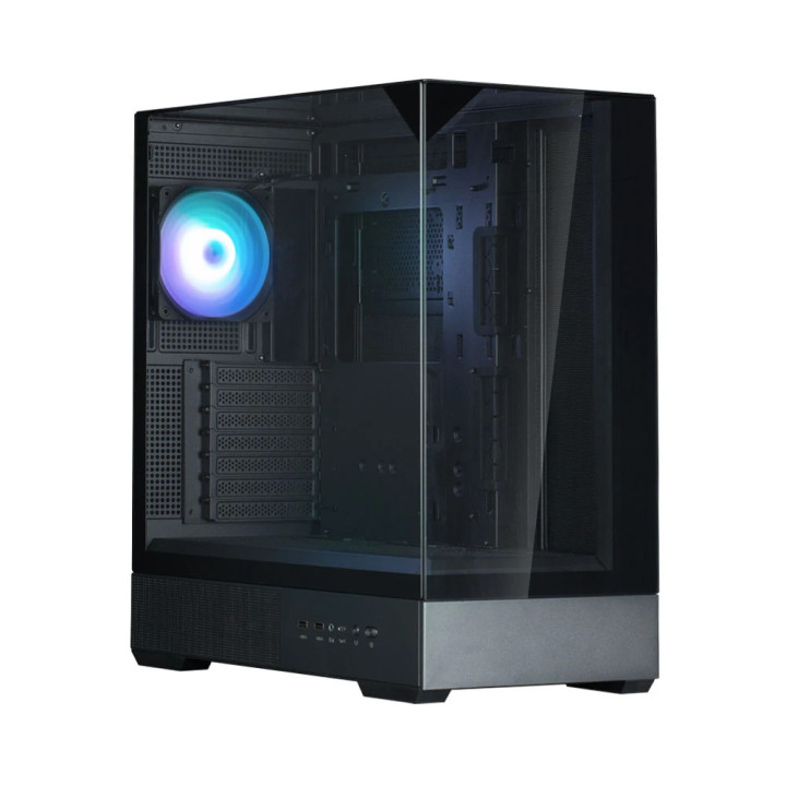Кутия за компютър Zalman P40 Prism, ATX, Black - ZM-P40-PRISM-BK