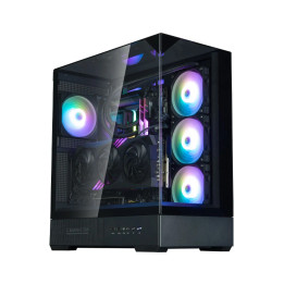 Кутия за компютър Zalman P40 Prism, ATX, Black - ZM-P40-PRISM-BK