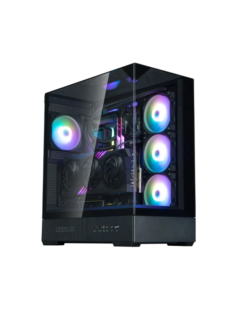 Кутия за компютър Zalman P40 Prism, ATX, Black - ZM-P40-PRISM-BK