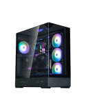 Кутия за компютър Zalman P40 Prism, ATX, Black - ZM-P40-PRISM-BK