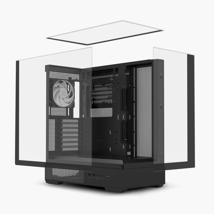 Кутия за компютър Zalman P40 Prism, ATX, Black - ZM-P40-PRISM-BK