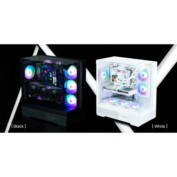 Кутия за компютър Zalman P40 Prism, ATX, Black - ZM-P40-PRISM-BK