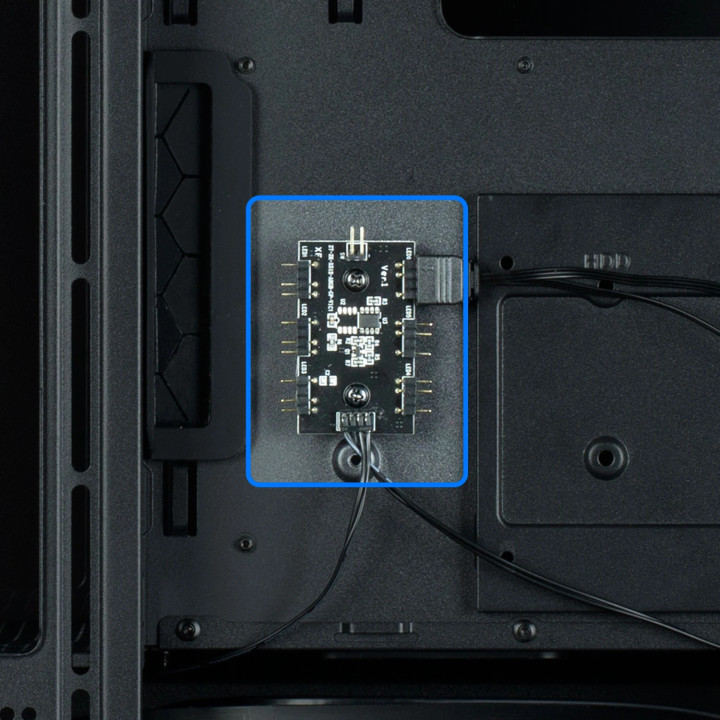 Кутия за компютър Zalman P40 Prism, ATX, Black - ZM-P40-PRISM-BK