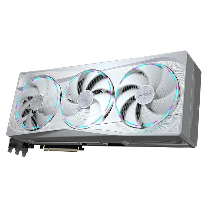 Видео карта Gigabyte AORUS GeForce RTX 5090 MASTER ICE 32GB GDDR7, 512 bit - GV-N5090AORUSM ICE-32GD