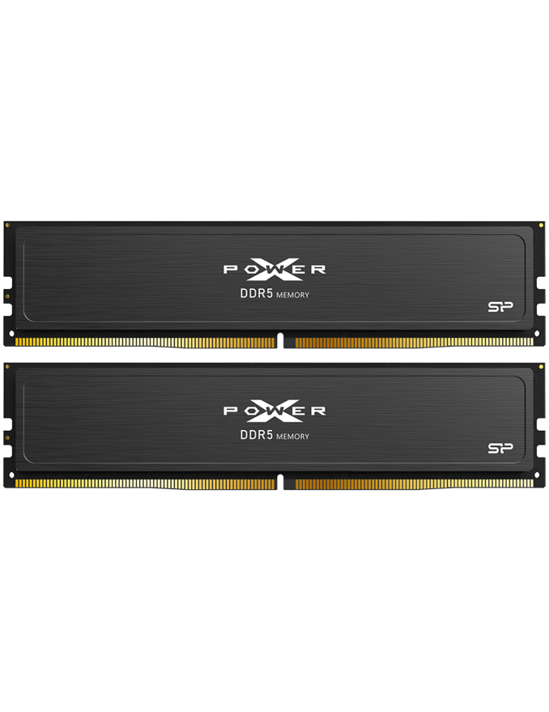 RAM памет Silicon Power  32GB(2x16GB) DDR5 6000MHz XPOWER Pulse DDR5 Gaming UDIMM, CL36-36-36-96, 1.35V - SP032GXLWU60CFDJ