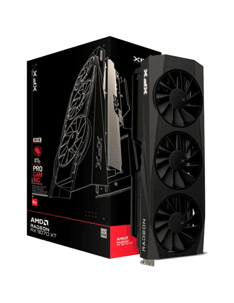 Видео карта XFX Quicksilver AMD Radeon RX 9070XT Gaming Edition with 16GB GDDR6 - RX-97TQICKB9