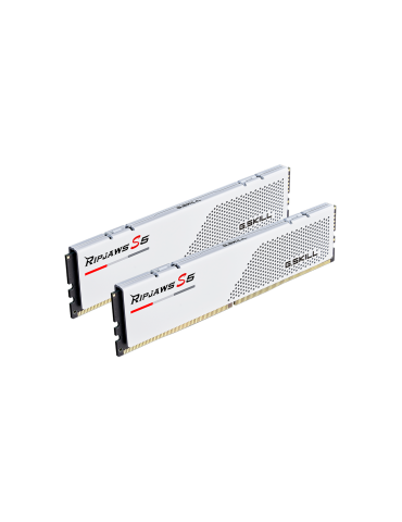 RAM памет G.SKILL 64GB(2x32GB) DDR5 6000MHz Ripjaws S5 White, Intel XMP - F5-6000J2836G32GX2-RS5W