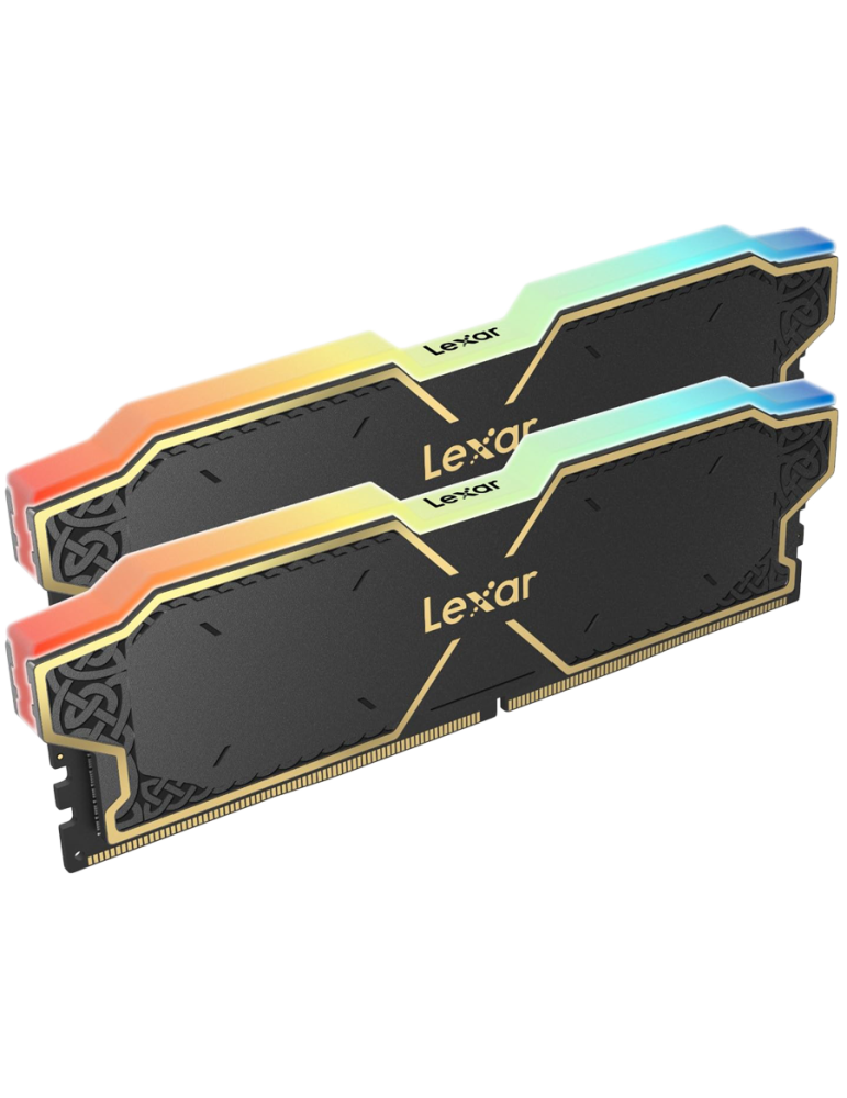 RAM памет LEXAR 32GB(2x16GB) DDR5 6000MHz THOR CL38 1.3V, RGB, Black - LD5U16G60C38BG-RGD
