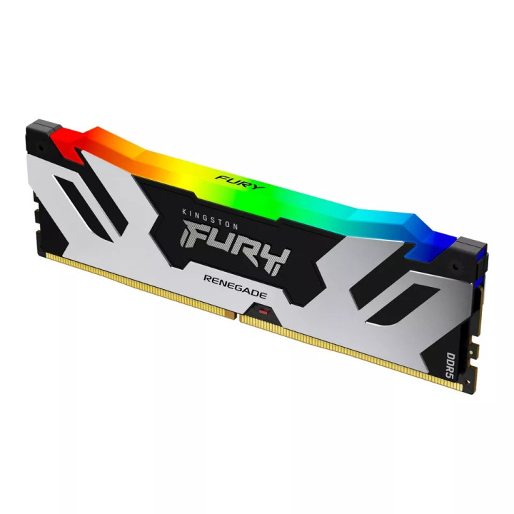 RAM памет Kingston 48GB DDR5 PC5-48000 6000MHz CL32 Fury Renegade Silver RGB - KF560C32RSA-48
