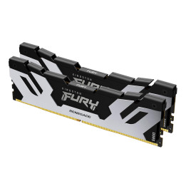RAM памет Kingston 64GB(2x32GB) DDR5 6400MHz Fury Renegade Silver/Black CL32, Intel XMP - KF564C32RSK2-64