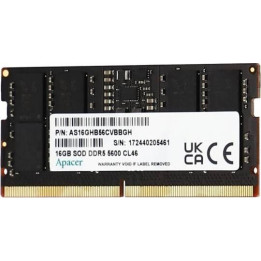 Памет Apacer 16GB DDR5 5600Hz SODIMM  - AS16GHB56CVBBGH