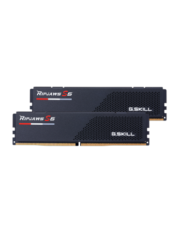 RAM памет G.SKILL 64GB(2x32GB) DDR5 6400MHz Ripjaws S5 Black CL32, Intel XMP - F5-6400J3239G32GX2-RS5K