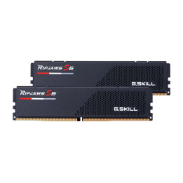 RAM памет G.SKILL 32GB(2x16GB) DDR5 5200MHz Ripjaws S5 Black CL40, Intel XMP - F5-5200J4040A16GX2-RS5K