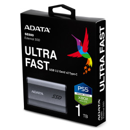 Външен SSD диск Adata 1TB SE880 GRAY - AELI-SE880-1TCGY