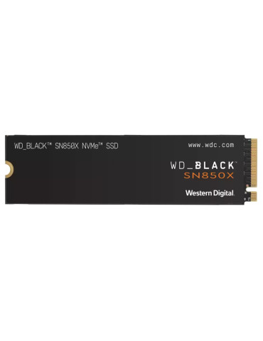 SSD диск Western Digital 1TB SN850X Black, PCIe Gen 4 x4, 7300/6300 MB/s - WDS100T2X0E