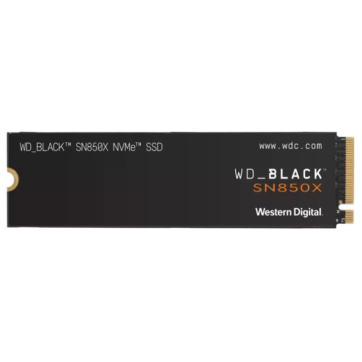 SSD диск Western Digital 1TB SN850X Black, PCIe Gen 4 x4, 7300/6300 MB/s - WDS100T2X0E