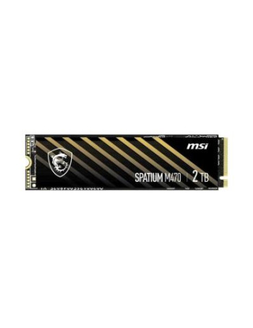 SSD диск MSI 2TB SPATIUM M470 PRO, PCIe Gen4 x4, 6000/5000MB/s - S78-440Q990-P83
