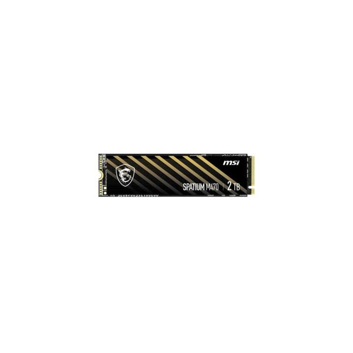 SSD диск MSI 2TB SPATIUM M470 PRO, PCIe Gen4 x4, 6000/5000MB/s - S78-440Q990-P83