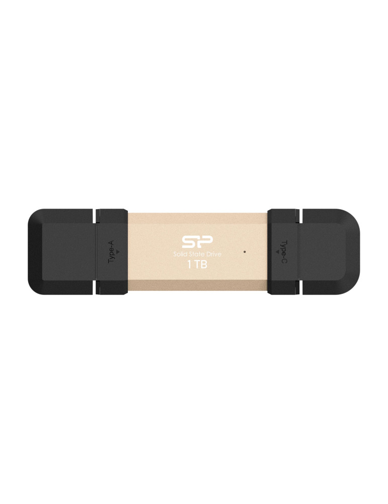 Външен SSD диск Silicon Power 1TB DS72 Gold - SP001TBUC3S72VPG