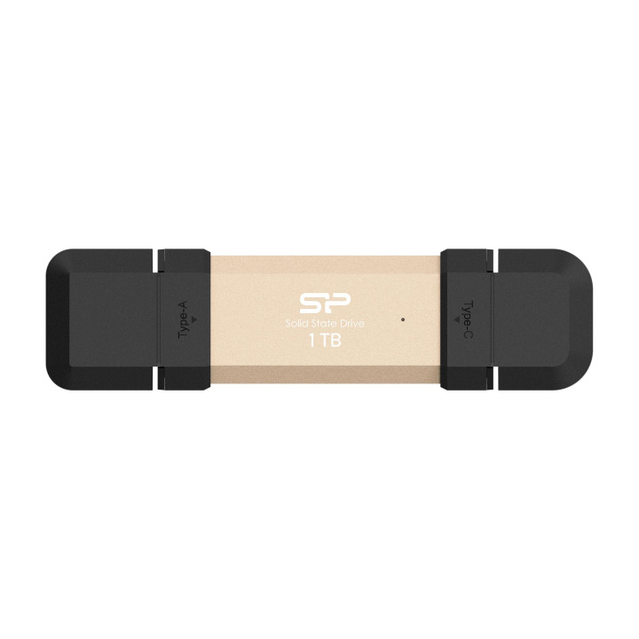 Външен SSD диск Silicon Power 1TB DS72 Gold - SP001TBUC3S72VPG