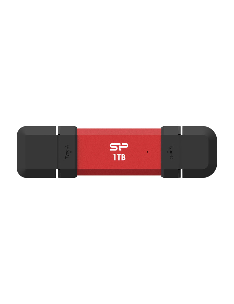 Външен SSD диск Silicon Power 1TB DS72 Red - SP001TBUC3S72VPR