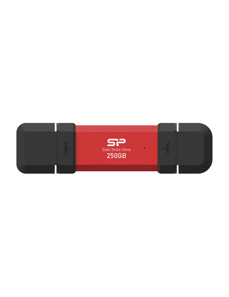 Външен SSD диск Silicon Power 250GB DS72 Red - SP250GBUC3S72VPR