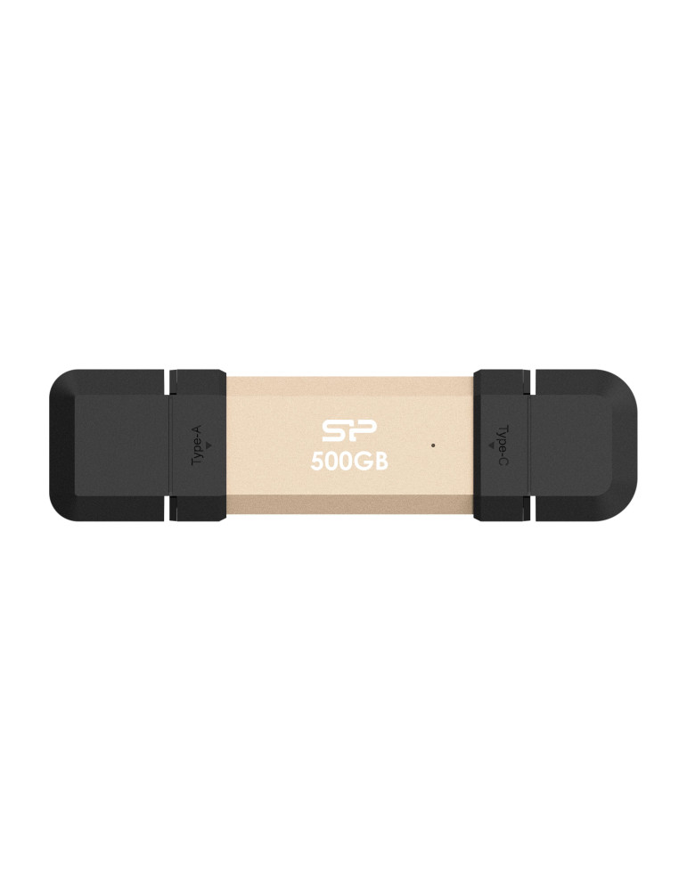 Външен SSD диск Silicon Power 500GB DS72 Gold - SP500GBUC3S72VPG