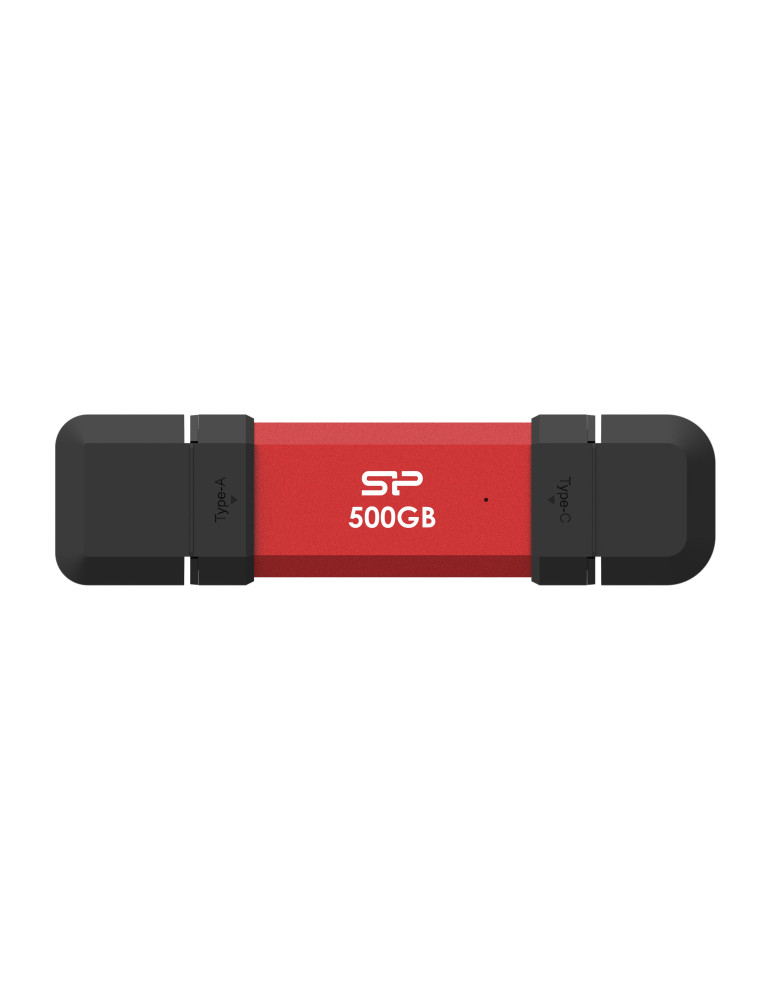 Външен SSD диск Silicon Power 500GB DS72 Red - SP500GBUC3S72VPR