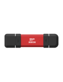 Външен SSD диск Silicon Power 500GB DS72 Red - SP500GBUC3S72VPR
