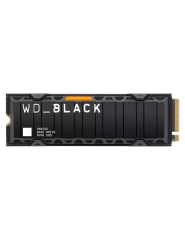 SSD диск Western Digital 2TB Black SN850X Heatsink, PCIe Gen 4 x4, 7300/6600 MB/s - WDS200T2XHE
