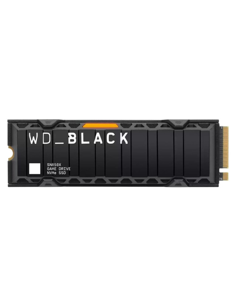 SSD диск Western Digital 2TB Black SN850X Heatsink, PCIe Gen 4 x4, 7300/6600 MB/s - WDS200T2XHE