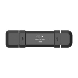 Външен SSD диск Silicon Power 1TB DS72 Black, USB-A и USB-C 3.2 Gen2 - SP001TBUC3S72V1K