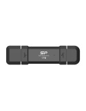 Външен SSD диск Silicon Power 1TB DS72 Black, USB-A и USB-C 3.2 Gen2 - SP001TBUC3S72V1K
