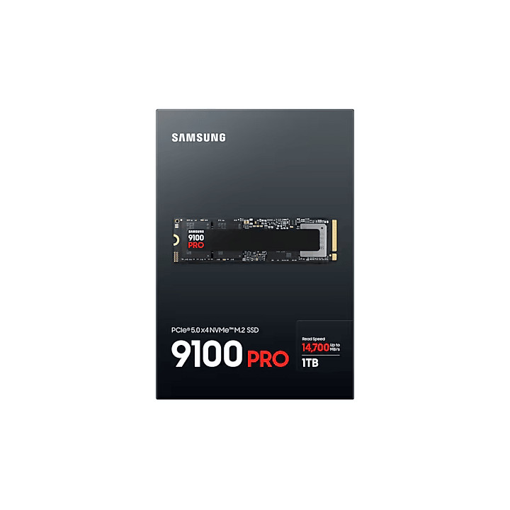 SSD диск SSD Samsung 4TB 9100 PRO, PCIe 5.0 NVMe M.2 Type 2280, 14700/13300 MB/s - MZ-VAP4T0BW