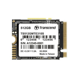 SSD диск Transcend 512GB, M.2 2230, PCIe Gen4x4, NVMe, 3D TLC, DRAM-less - TS512GMTE310S