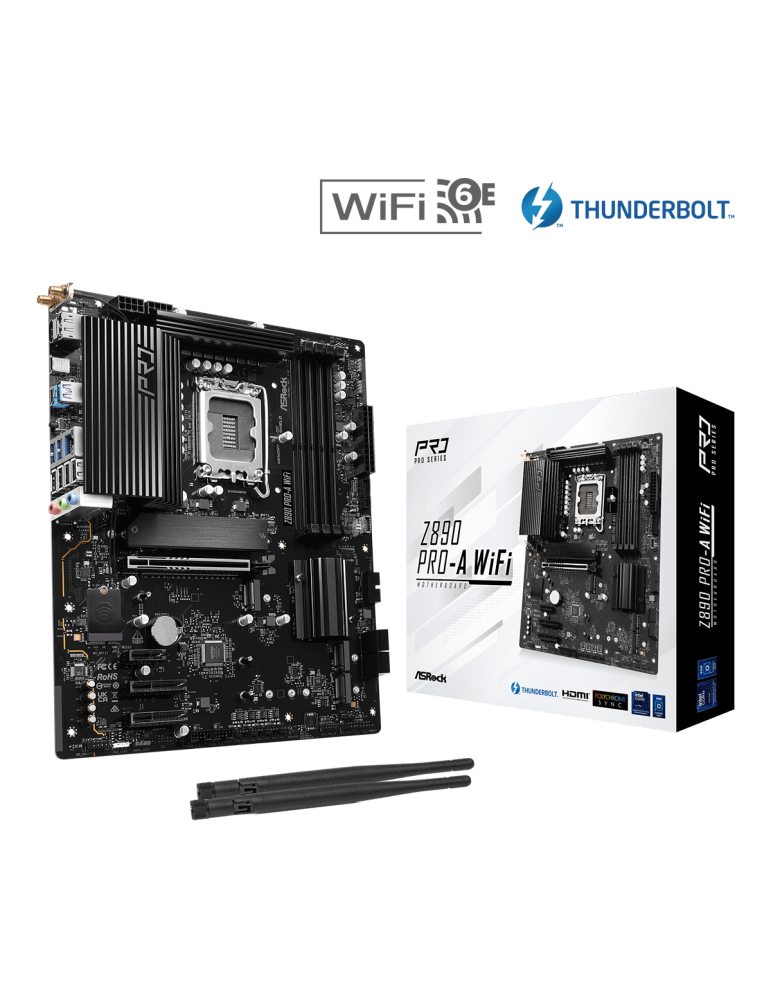 Дънна платка AsRock Z890 PRO-A WIFI, LGA1851