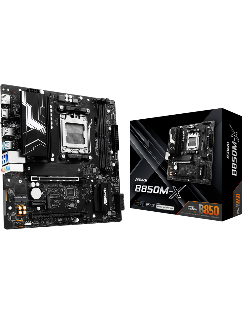 Дънна платка AsRock B850M-X, AM5