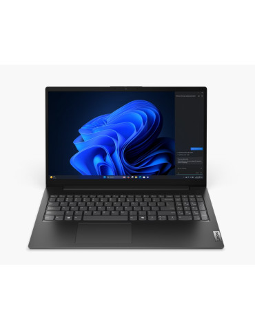 Лаптоп Lenovo V15 G5, Intel Core Ultra 7 240H, 15.6" FHD (1920x1080) TN, AG, 16GB DDR5-5200, 512GB SSD, Intel Graphics, HD 720p Cam, WLAN, BT, Black, DOS - 83GW004GBM