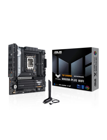 Дънна платка Asus TUF GAMING B860M-PLUS WIFI, LGA1851 - 90MB1JV0-M0EAY0