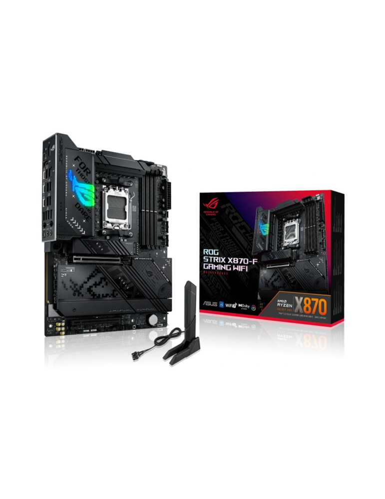 Дънна платка Asus ROG STRIX X870-F GAMING WIFI, AM5 DDR5 - 90MB1IV0-M0EAY0