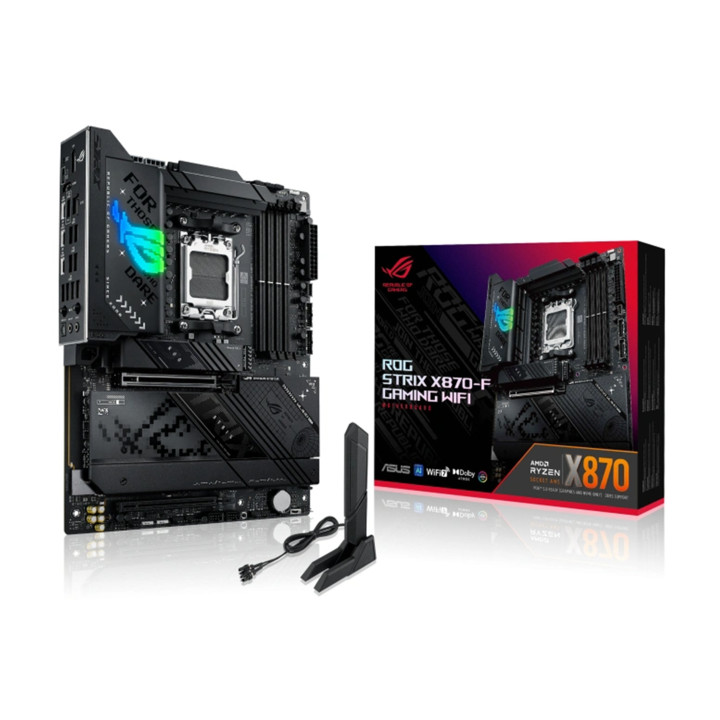 Дънна платка Asus ROG STRIX X870-F GAMING WIFI, AM5 DDR5 - 90MB1IV0-M0EAY0